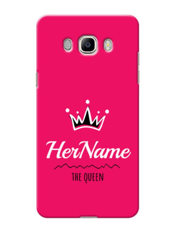 Custom Galaxy J7 (2016) Queen Phone Case with Name