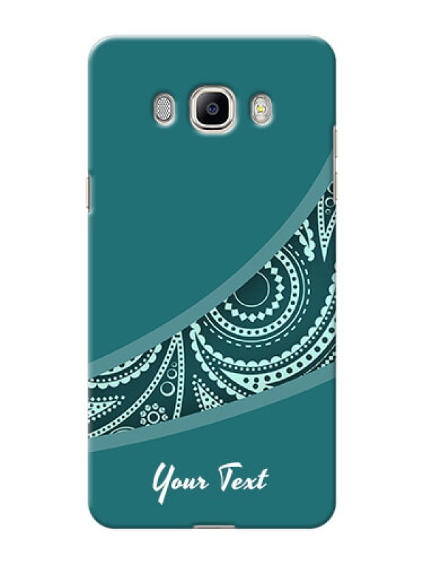 Custom Galaxy J7 (2016) Custom Phone Covers: semi visible floral Design