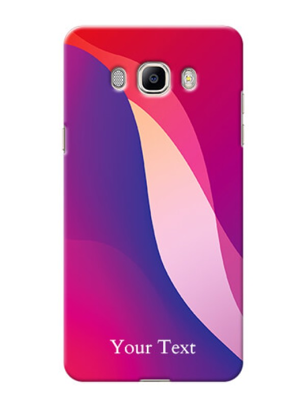 Custom Galaxy J7 (2016) Mobile Back Covers: Digital abstract Overlap Design