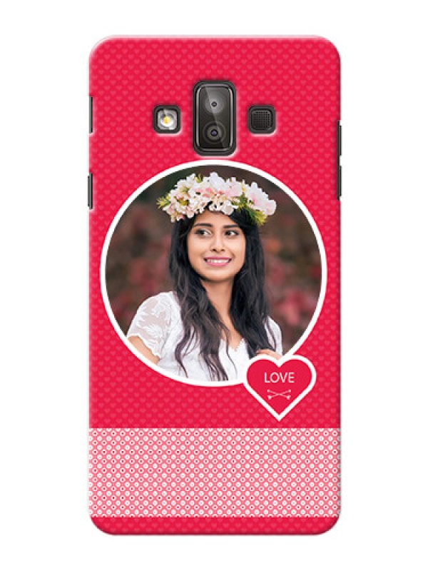 Custom Samsung Galaxy J7 Duo Pink Design Pattern Mobile Case Design