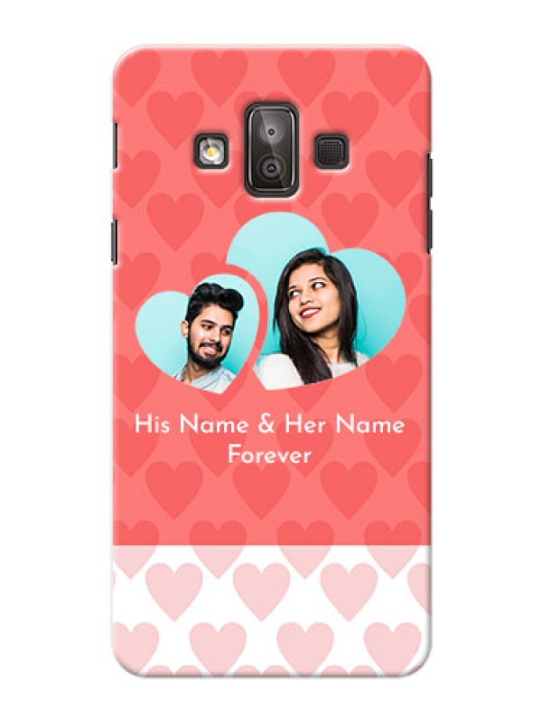 Custom Samsung Galaxy J7 Duo Couples Picture Upload Mobile Cover Design