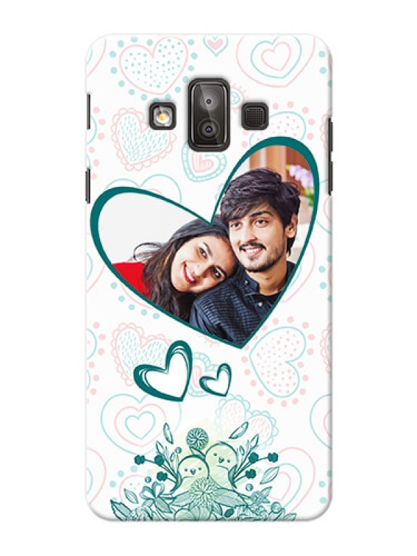 Custom Samsung Galaxy J7 Duo Couples Picture Upload Mobile Case Design