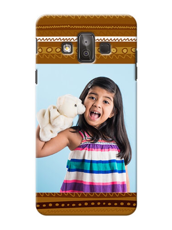 Custom Samsung Galaxy J7 Duo Friends Picture Upload Mobile Cover Design