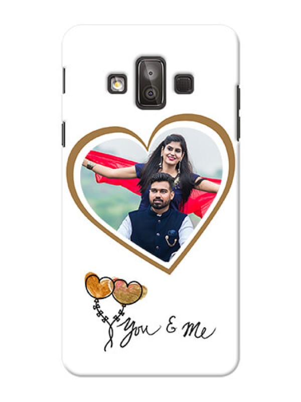 Custom Samsung Galaxy J7 Duo You And Me Mobile Back Case Design