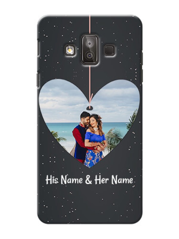Custom Samsung Galaxy J7 Duo Hanging Heart Mobile Back Case Design