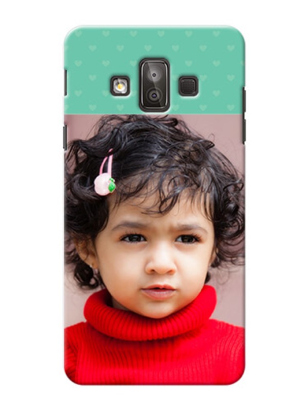Custom Samsung Galaxy J7 Duo Lovers Picture Upload Mobile Cover Design