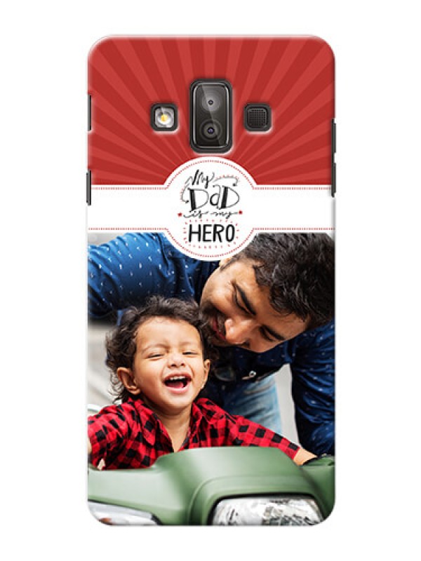 Custom Samsung Galaxy J7 Duo my dad hero Design