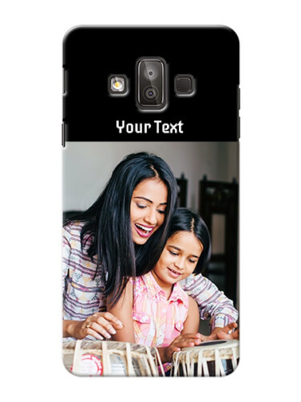 Custom Galaxy J7 Duo Photo with Name on Phone Case