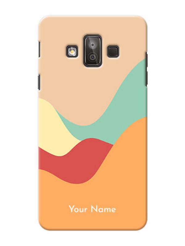 Custom Galaxy J7 Duo Custom Mobile Case with Ocean Waves Multi-colour Design