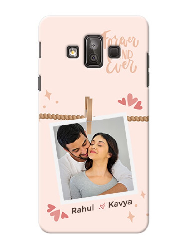 Custom Galaxy J7 Duo Phone Back Covers: Forever and ever love Design