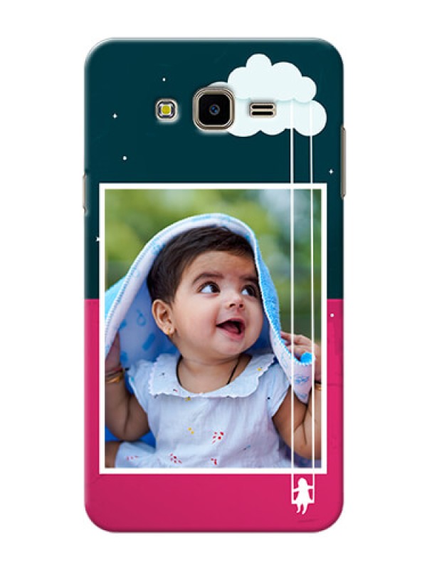Custom Samsung Galaxy J7 Nxt Cute Girl Abstract Mobile Case Design