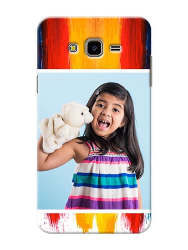 Custom Samsung Galaxy J7 Nxt Colourful Mobile Cover Design
