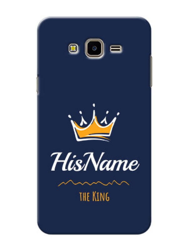 Custom Galaxy J7 Nxt King Phone Case with Name