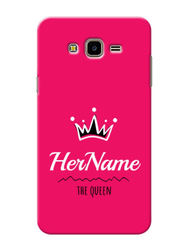 Custom Galaxy J7 Nxt Queen Phone Case with Name