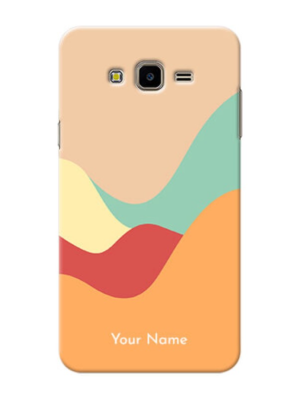 Custom Galaxy J7 Nxt Custom Mobile Case with Ocean Waves Multi-colour Design