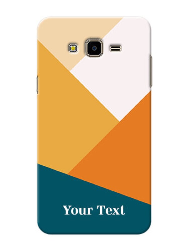 Custom Galaxy J7 Nxt Custom Phone Cases: Stacked Multi-colour Design