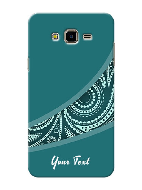 Custom Galaxy J7 Nxt Custom Phone Covers: semi visible floral Design