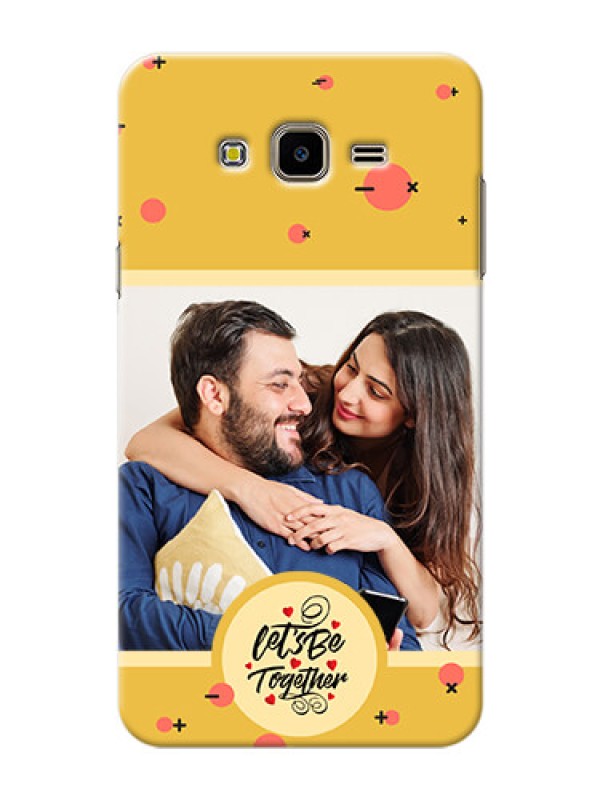 Custom Galaxy J7 Nxt Back Covers: Lets be Together Design