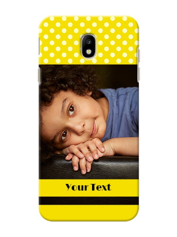 Custom Samsung Galaxy J7 Pro Bright Yellow Mobile Case Design