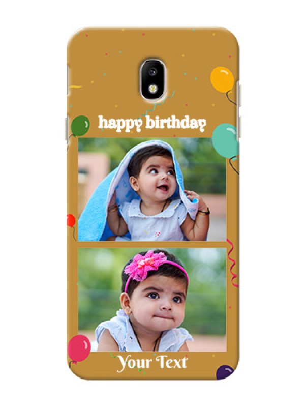 Custom Samsung Galaxy J7 Pro 2 image holder with birthday celebrations Design
