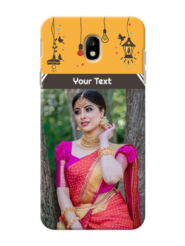 Custom Samsung Galaxy J7 Pro my family design with hanging icons Design