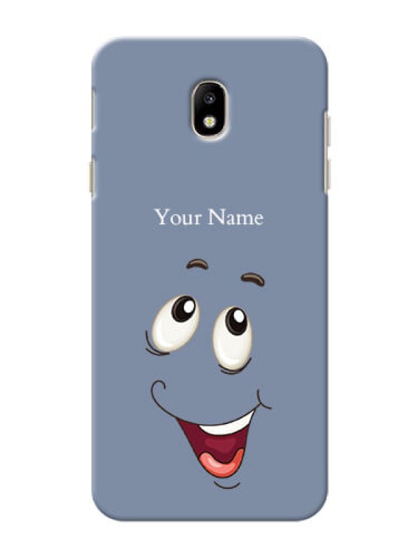 Custom Galaxy J7 Pro Phone Back Covers: Laughing Cartoon Face Design