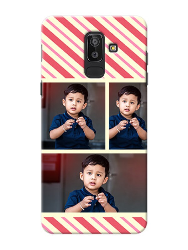 Custom Samsung Galaxy J8 Multiple Picture Upload Mobile Case Design