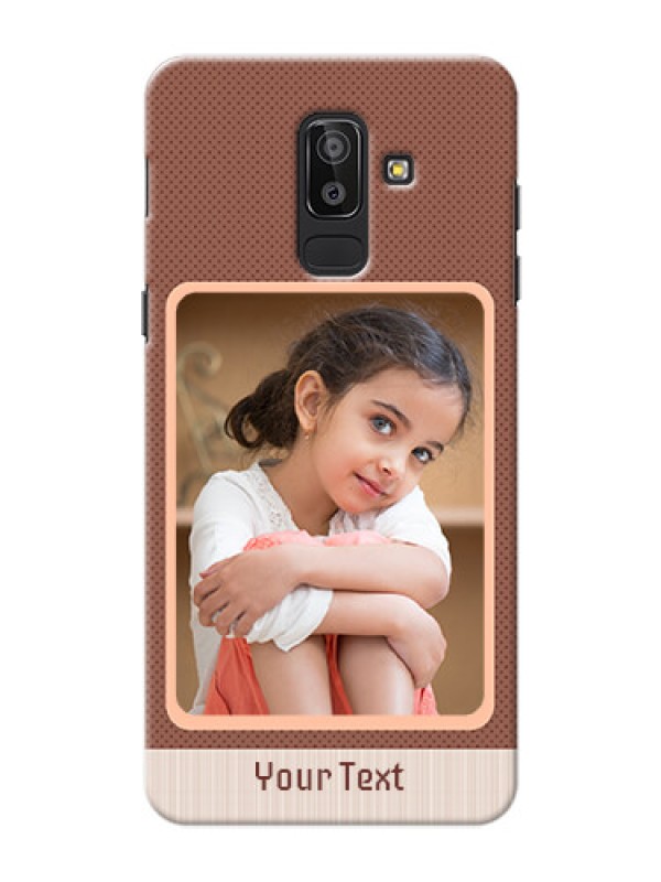 Custom Samsung Galaxy J8 Simple Photo Upload Mobile Cover Design