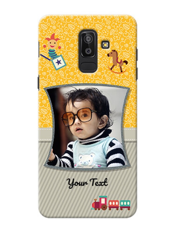 Custom Samsung Galaxy J8 Baby Picture Upload Mobile Cover Design