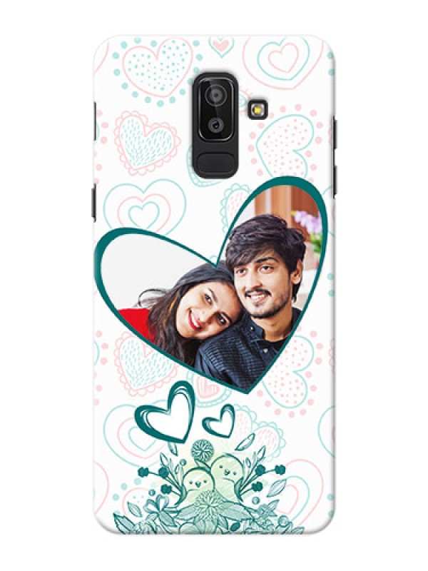 Custom Samsung Galaxy J8 Couples Picture Upload Mobile Case Design