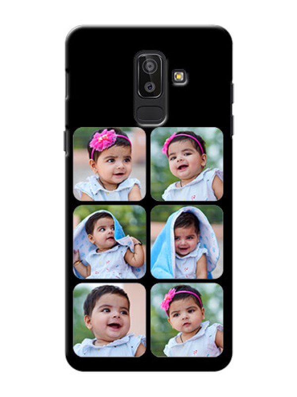 Custom Samsung Galaxy J8 Multiple Pictures Mobile Back Case Design