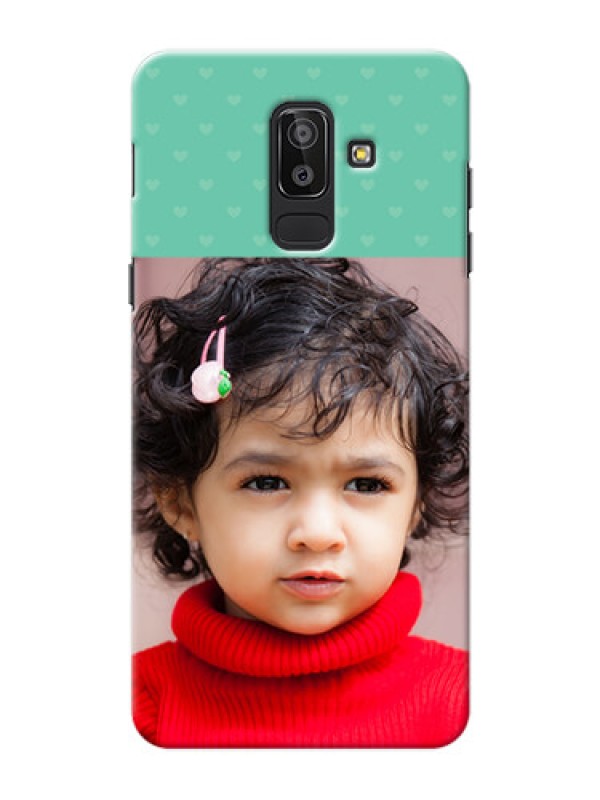 Custom Samsung Galaxy J8 Lovers Picture Upload Mobile Cover Design