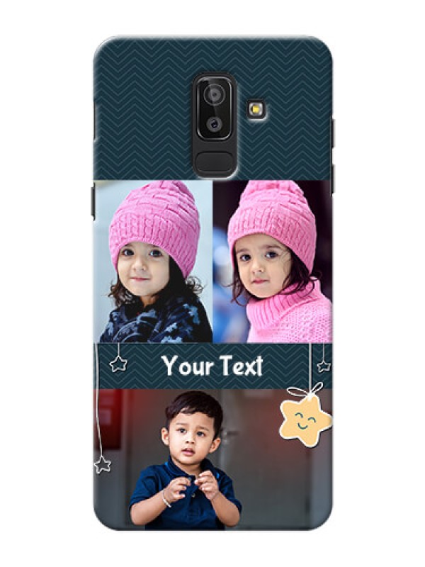 Custom Samsung Galaxy J8 3 image holder with hanging stars Design