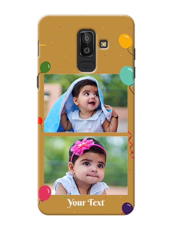 Custom Samsung Galaxy J8 2 image holder with birthday celebrations Design