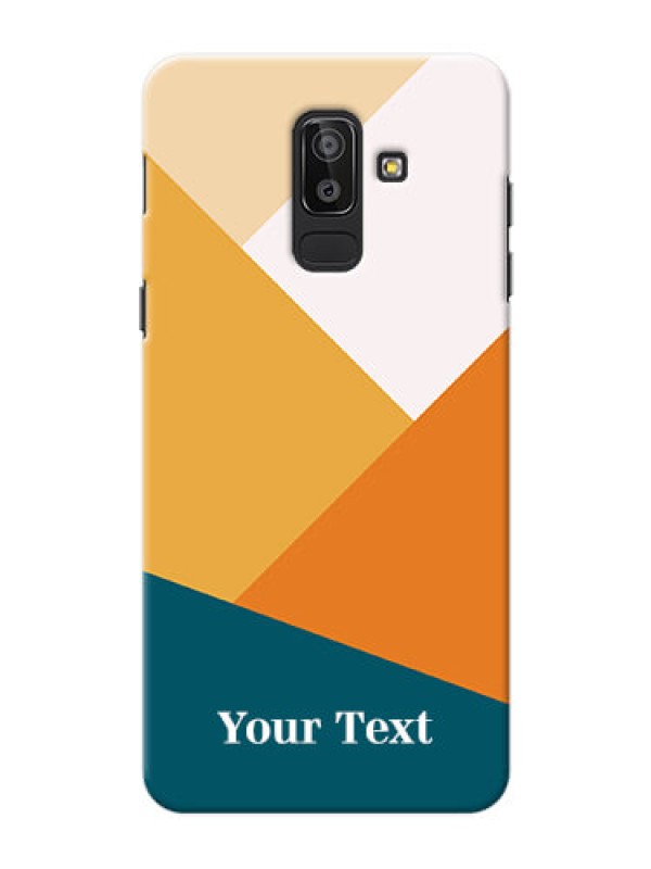 Custom Galaxy J8 Custom Phone Cases: Stacked Multi-colour Design