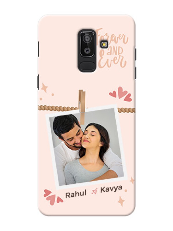 Custom Galaxy J8 Phone Back Covers: Forever and ever love Design