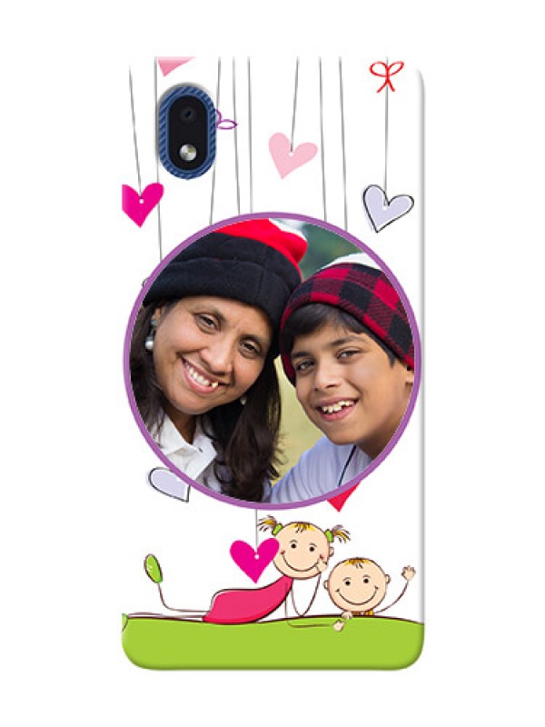 Custom Galaxy M01 Core Mobile Cases: Cute Kids Phone Case Design