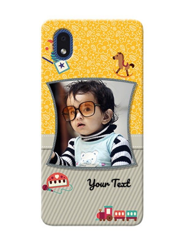 Custom Galaxy M01 Core Mobile Cases Online: Baby Picture Upload Design