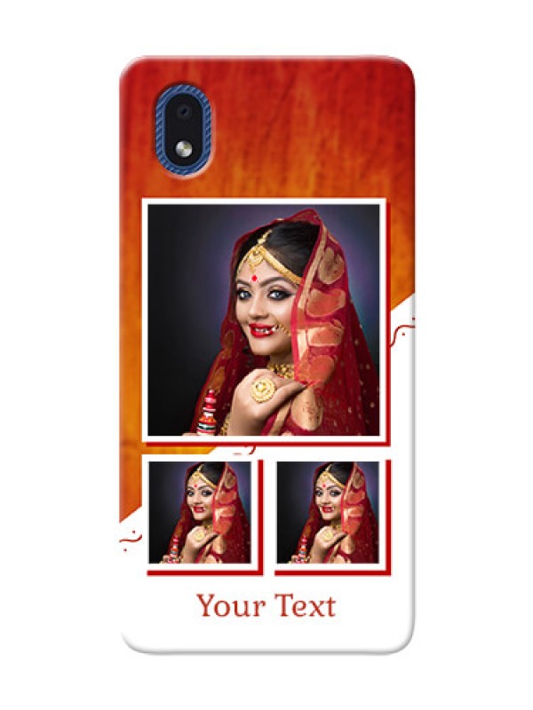 Custom Galaxy M01 Core Personalised Phone Cases: Wedding Memories Design