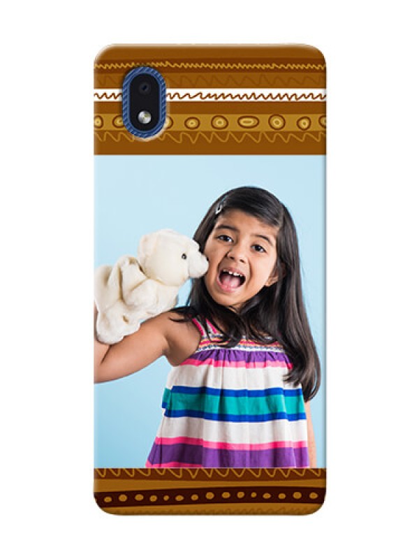 Custom Galaxy M01 Core Mobile Covers: Friends Picture Upload Design 