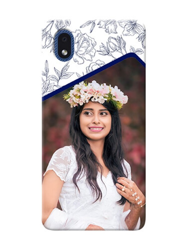 Custom Galaxy M01 Core Phone Cases: Premium Floral Design