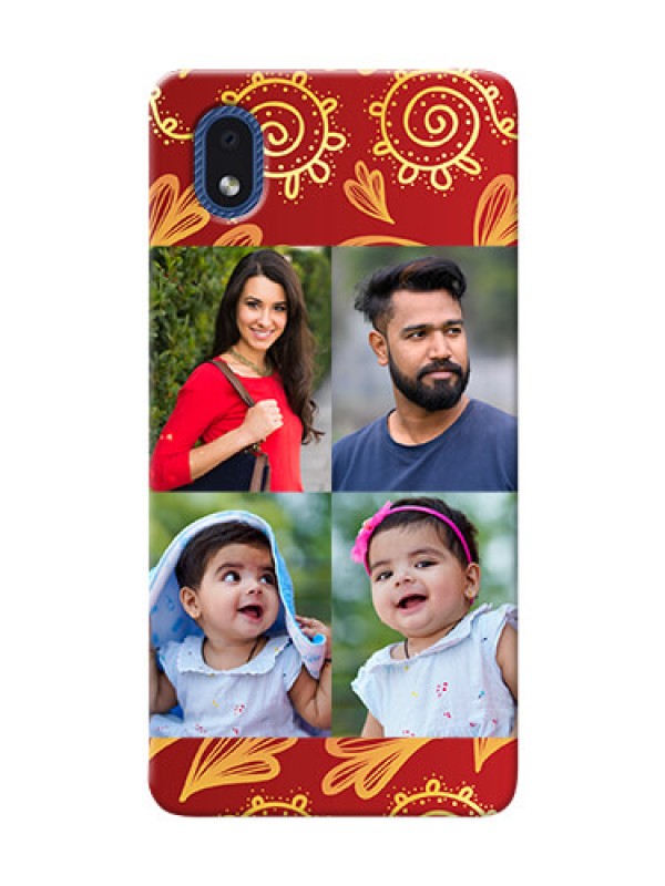 Custom Galaxy M01 Core Mobile Phone Cases: 4 Image Traditional Design
