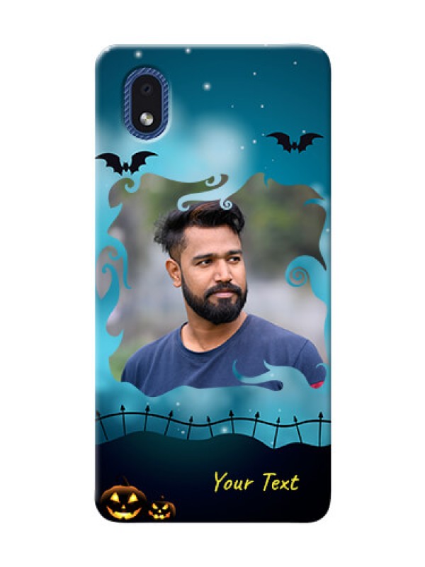 Custom Galaxy M01 Core Personalised Phone Cases: Halloween frame design