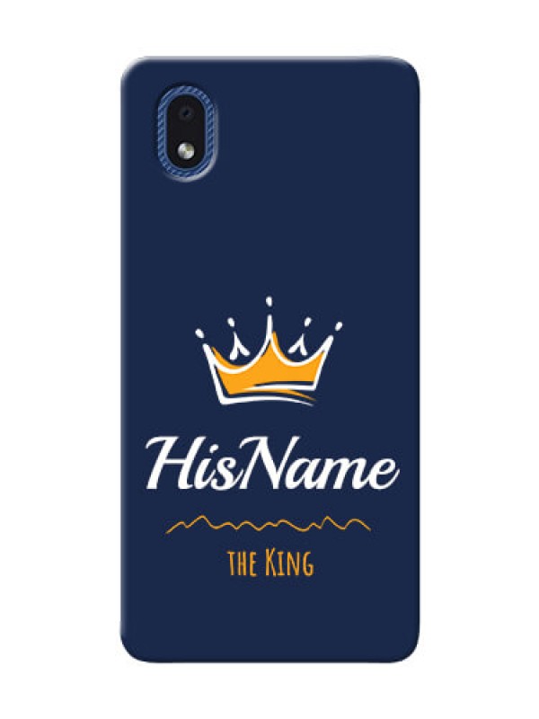 Custom Galaxy M01 Core King Phone Case with Name