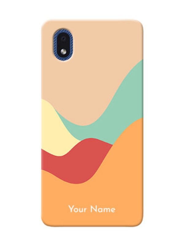 Custom Galaxy M01 Core Custom Mobile Case with Ocean Waves Multi-colour Design