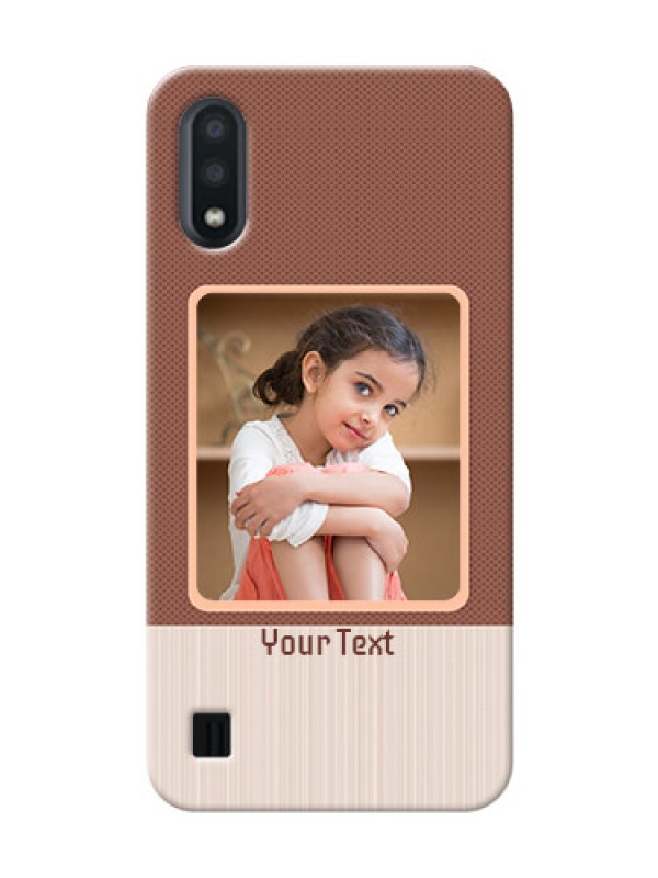 Custom Galaxy M01 Phone Covers: Simple Pic Upload Design
