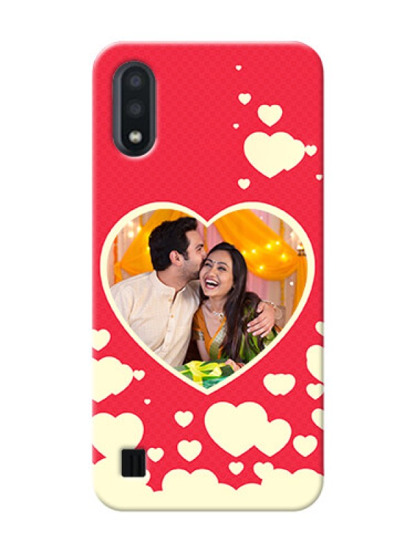 Custom Galaxy M01 Phone Cases: Love Symbols Phone Cover Design
