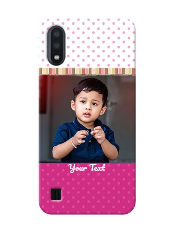 Custom Galaxy M01 custom mobile cases: Cute Girls Cover Design