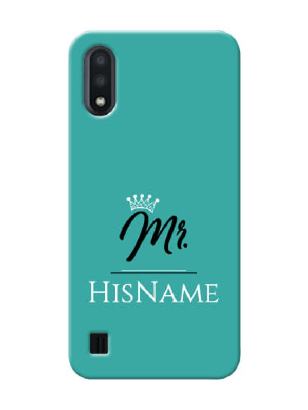 Custom Galaxy M01 Custom Phone Case Mr with Name