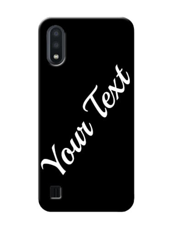 Custom Galaxy M01 Custom Mobile Cover with Your Name